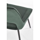 Стул HALMAR K404 темно-зеленый/черный